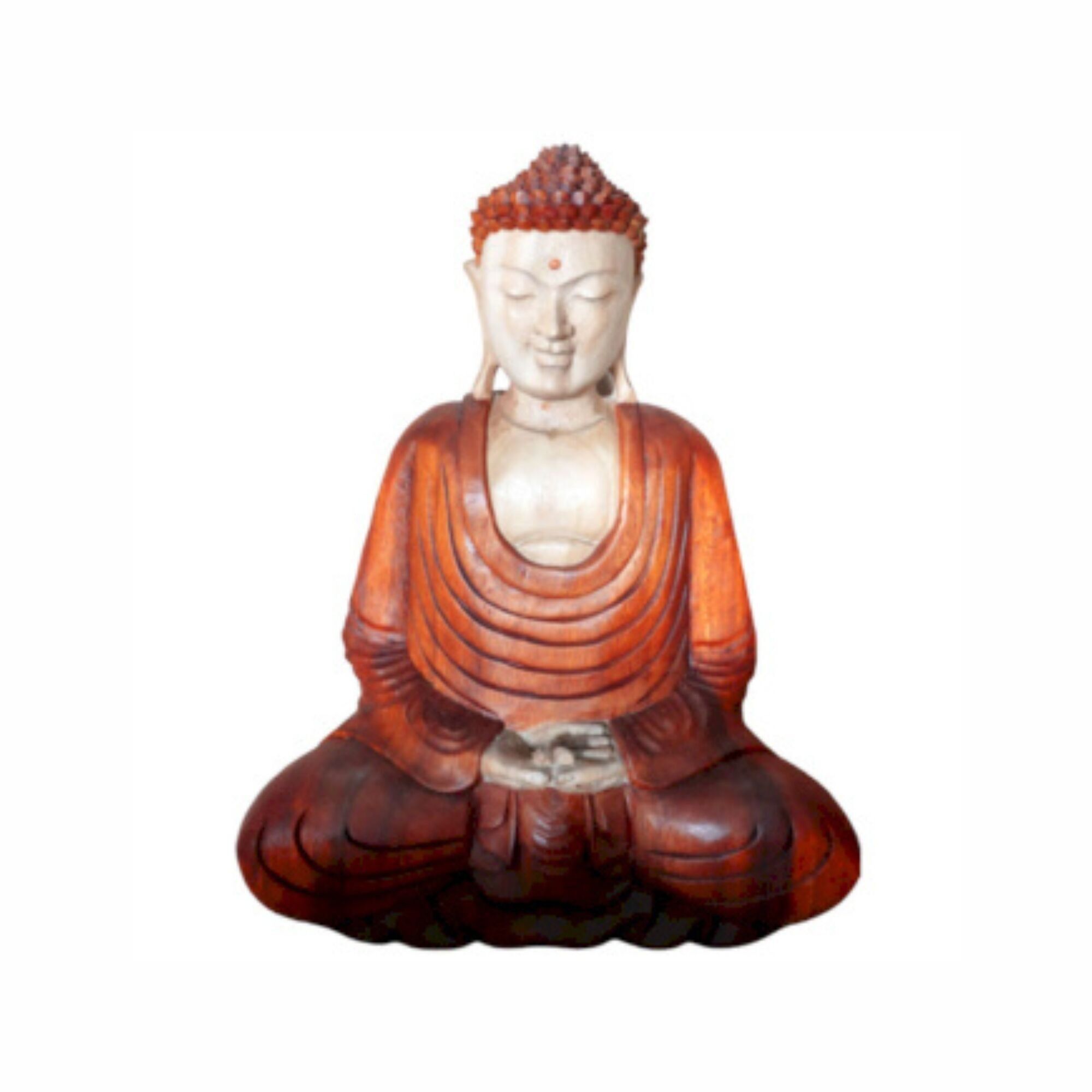 Handgeschnitzte Buddha-Statue – 40 cm