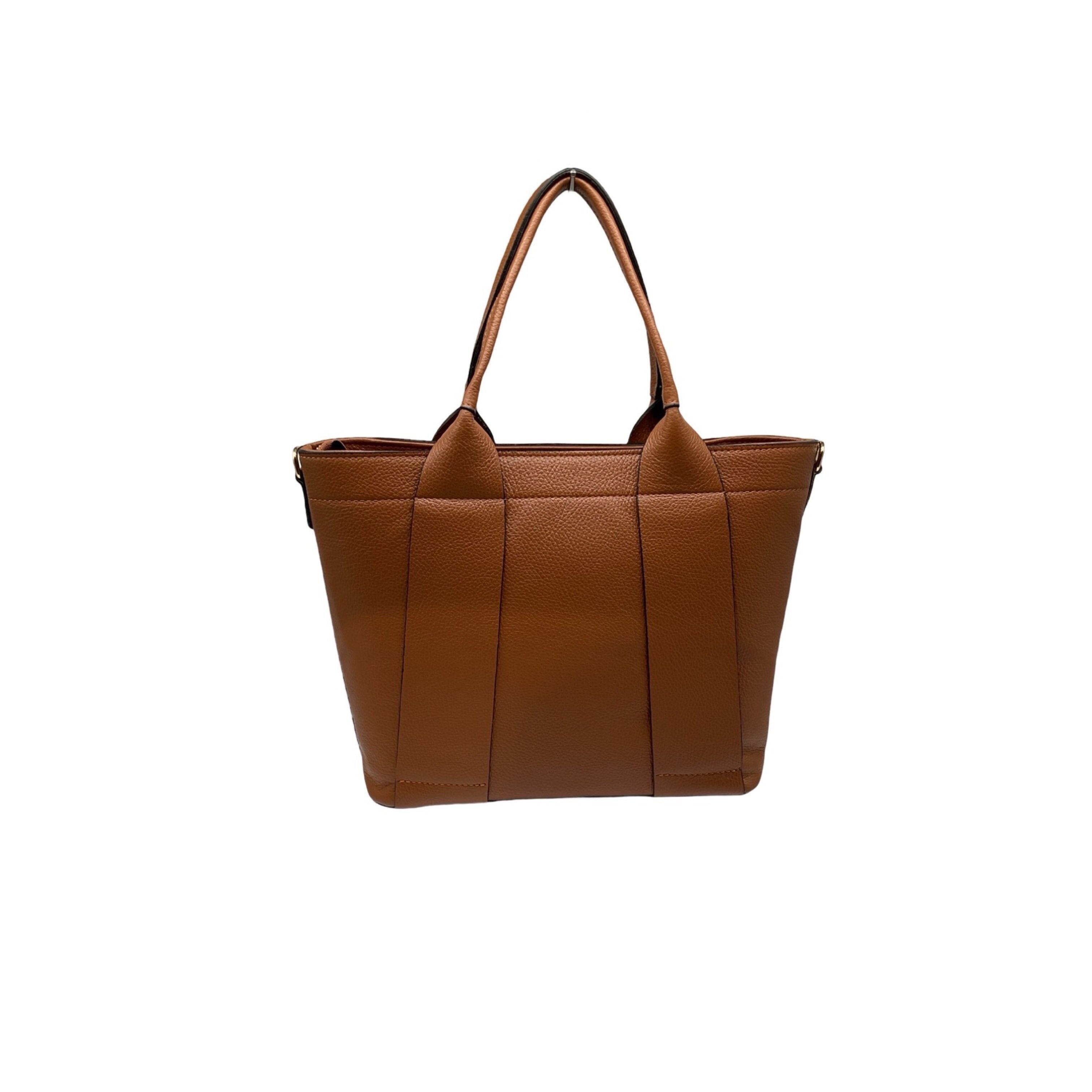 BORSA TOTE IN PELLE GRANA VISTA