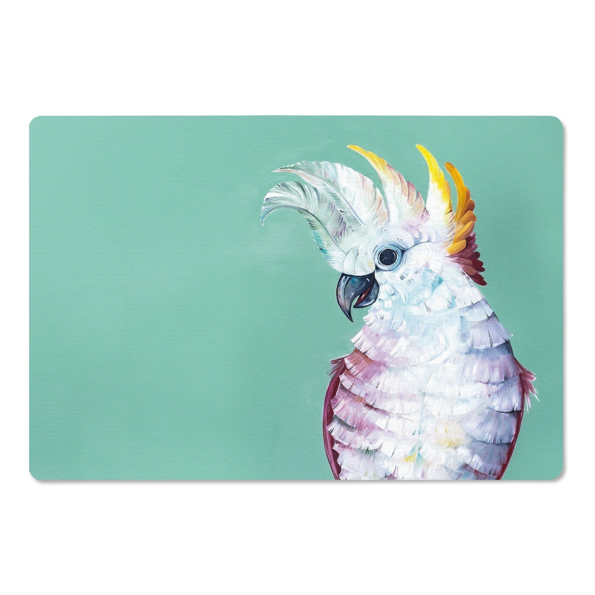 wooden board - cockatoo