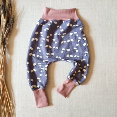 Harem pants scalable from 3 months Cotton Flowers