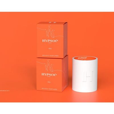 Bougie Héphaïstos en céramique - FEU