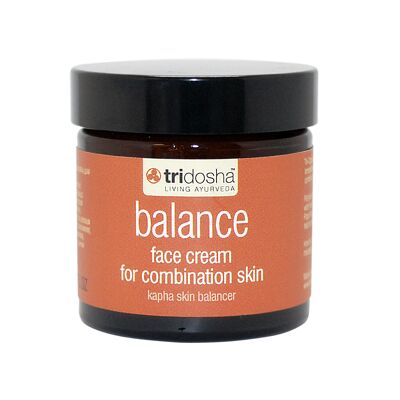 Crema facial equilibrada (piel kapha, mixta)