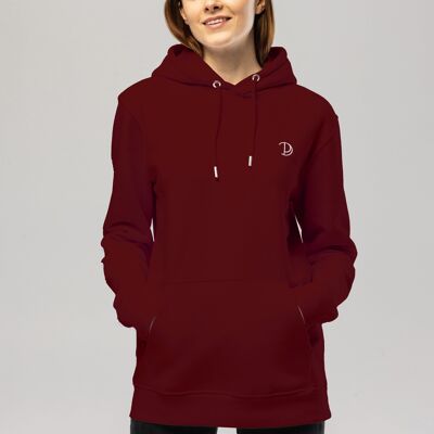 Sudadera con capucha y logotipo bordado