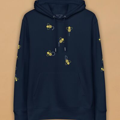 Sweat à capuche abeille