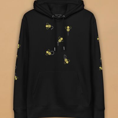 Sweat à capuche abeille