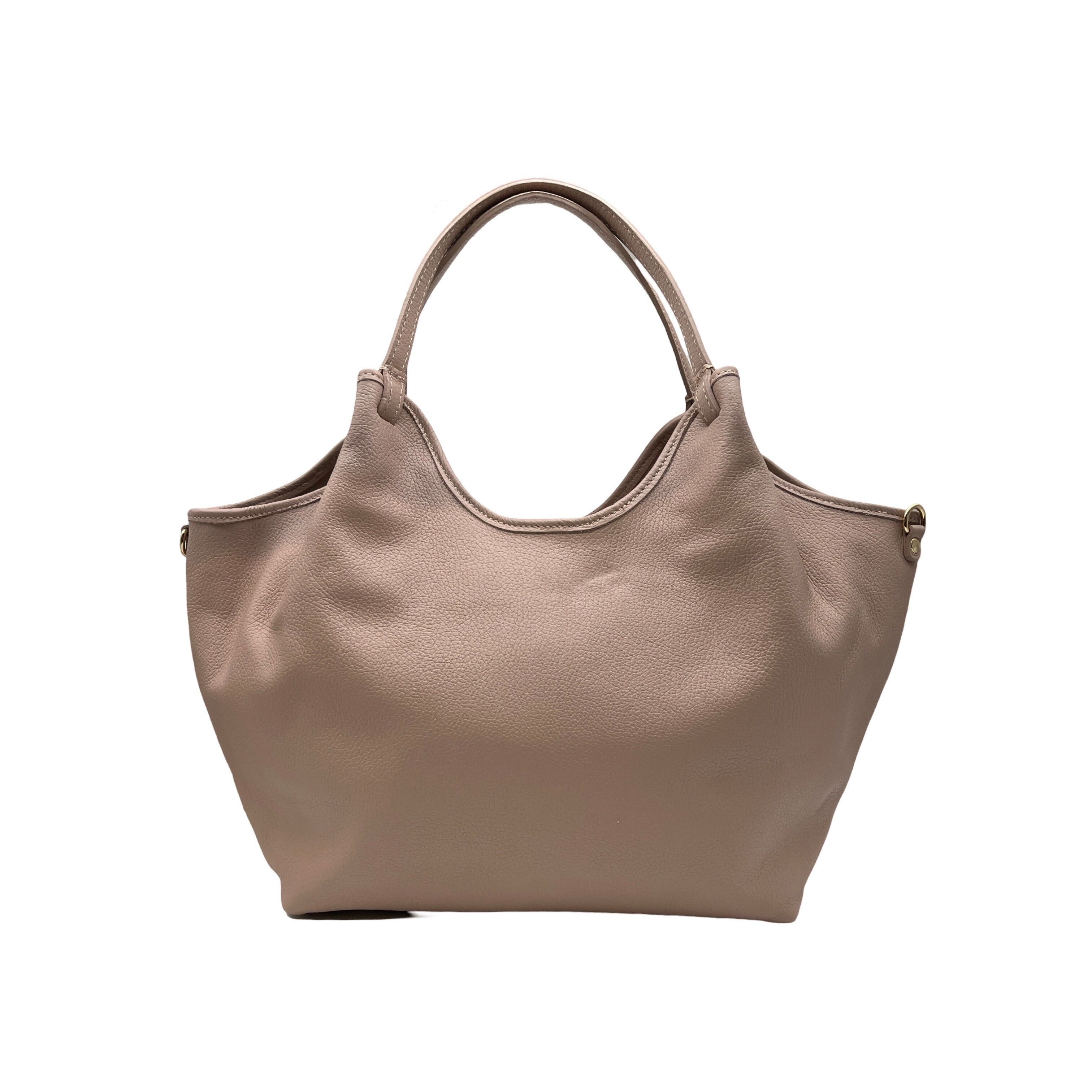OLGA GRAIN LEATHER HANDBAG