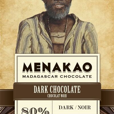 Menakao 80% Dark Chocolate