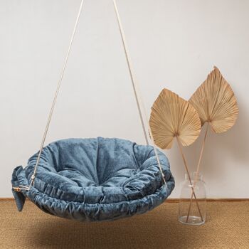 Chaise Suspendue 120cm "Flash Bleu" 1