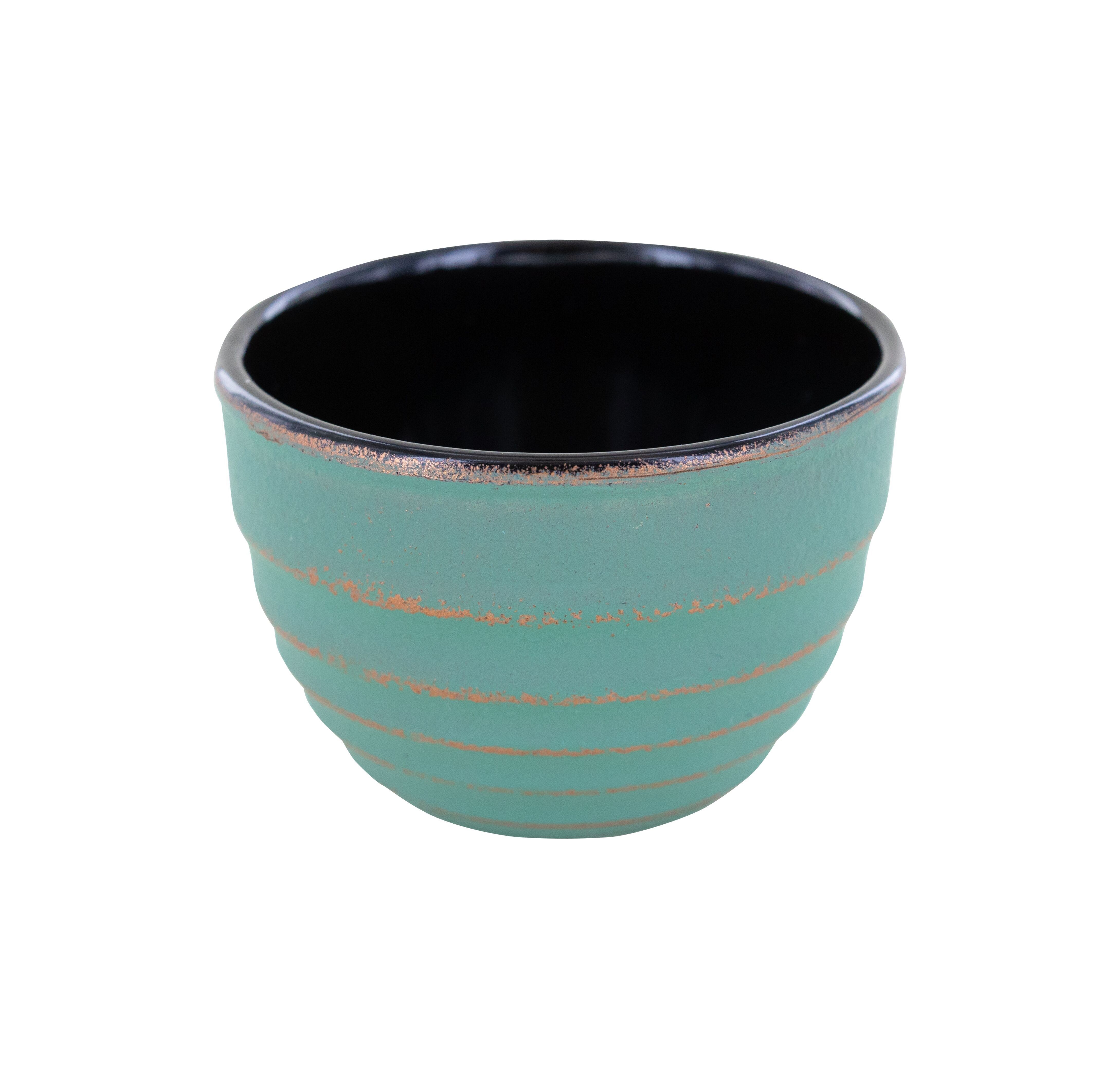 Tazza in Ghisa Verde e Oro 0,12 L