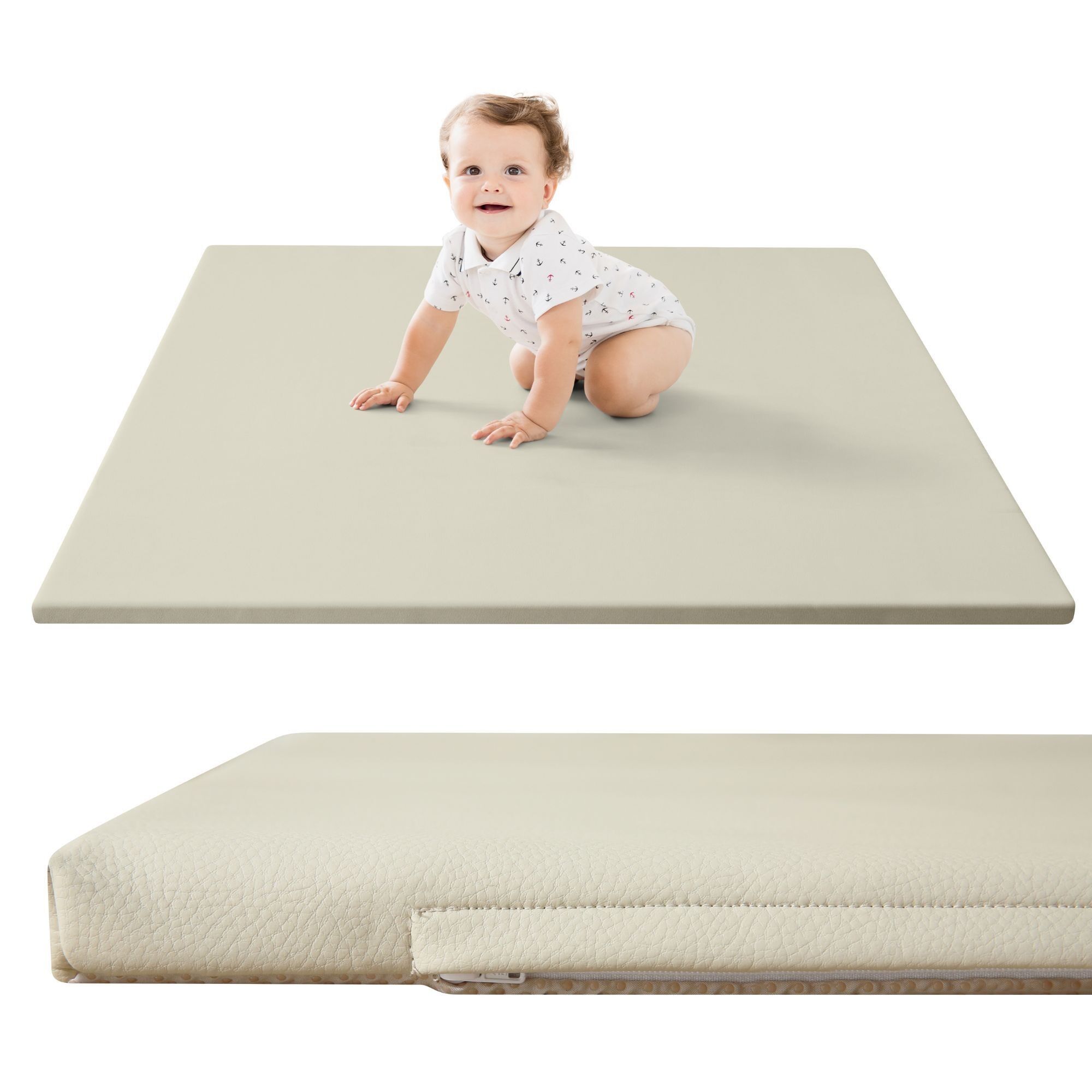 Hakuna Matte stylische Spielmatte für Baby aus veganem Leder