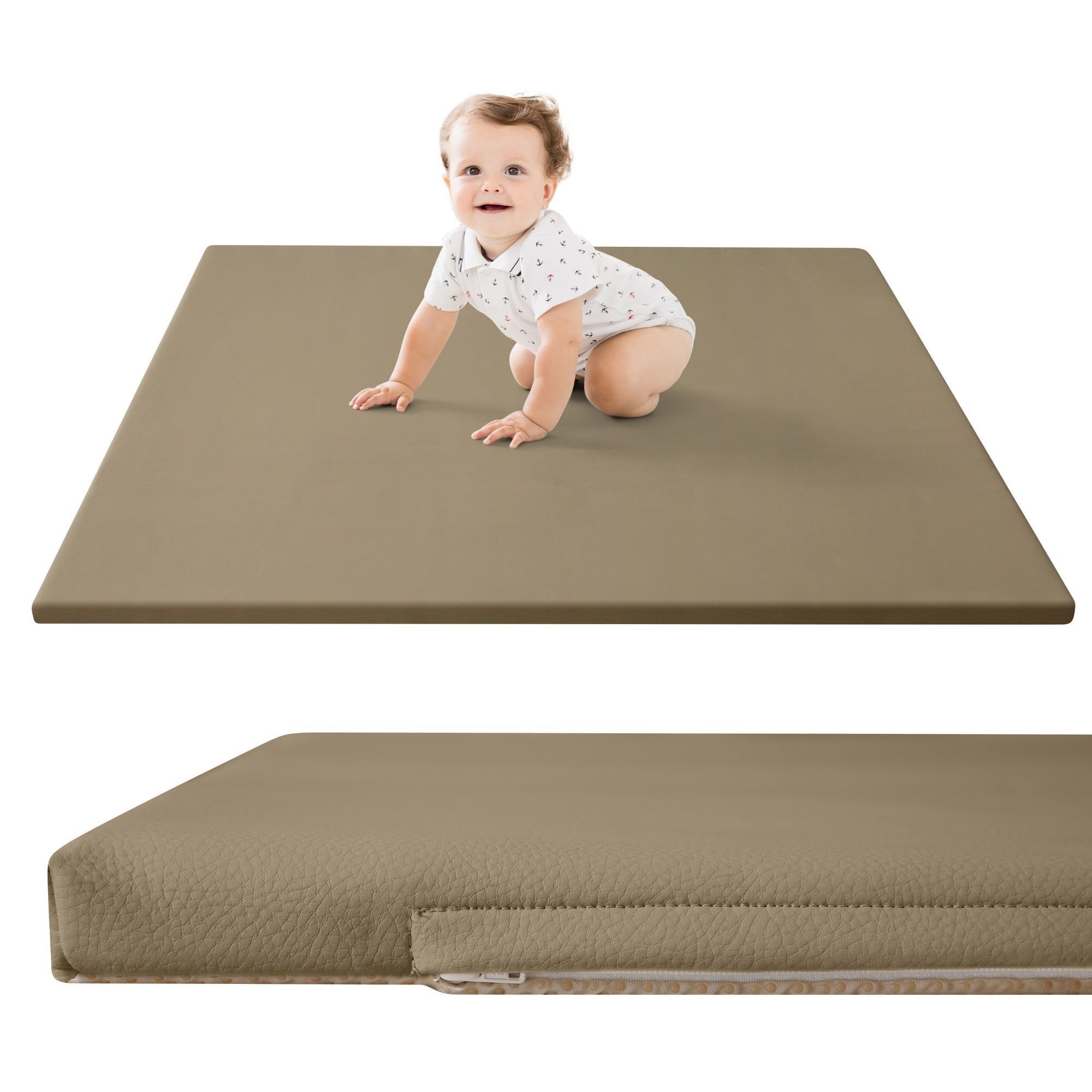 Hakuna Matte stylische Spielmatte für Baby aus veganem Leder