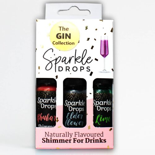Sparkle Drops Shimmer Syrup 30ml Gift Set - 12 Gin