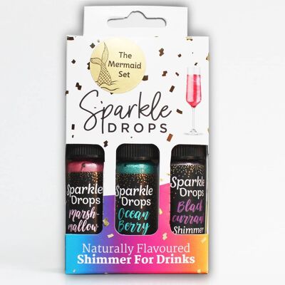 Sparkle Drops Shimmer Sirop 30ml Coffret Cadeau - 6 Sirène