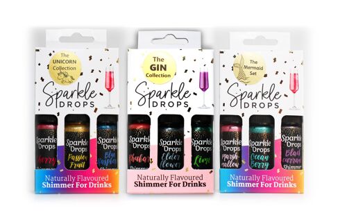 Sparkle Drops Shimmer Syrup 80ml Gift Set - 6 Ultimate
