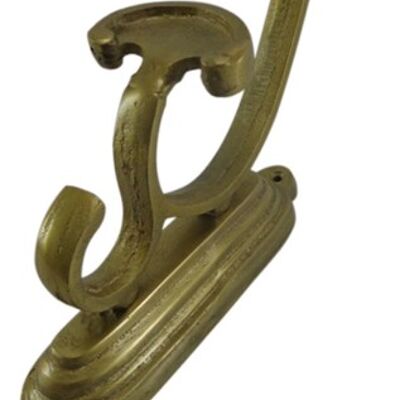 Coat Rack Hook - Brass Antique