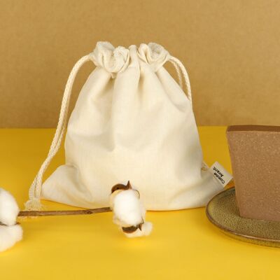 Pochette à savon en coton