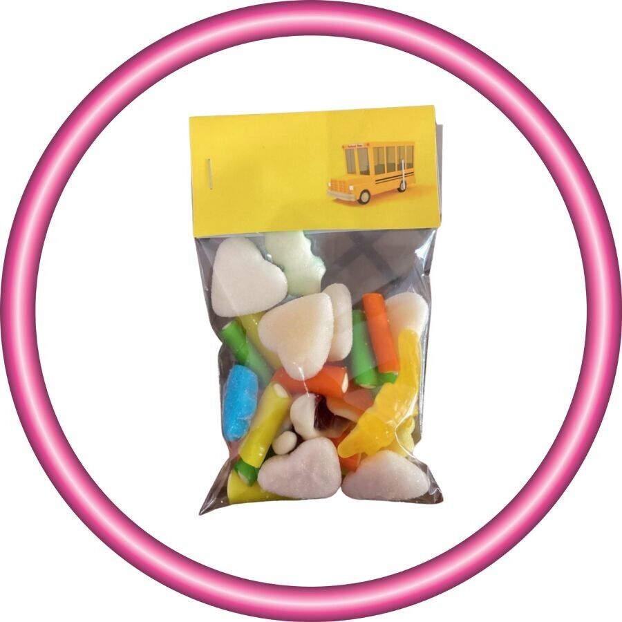 Bus candy bag