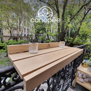 Comptoir pour balcon & fenêtre en Chêne massif