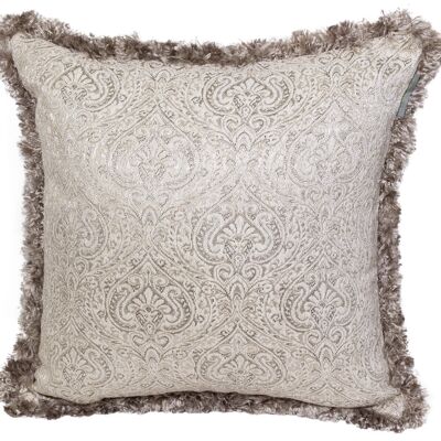 FUNDA DE ALMOHADA PAISLEY GRIS - HAMPTON