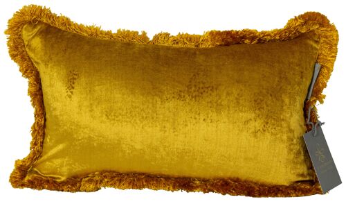 PILLOWCASE BASIC SMALL VELVET - MUSTARD (30*50 cm)