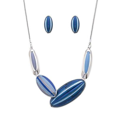 Collana con orecchini - tavola da surf