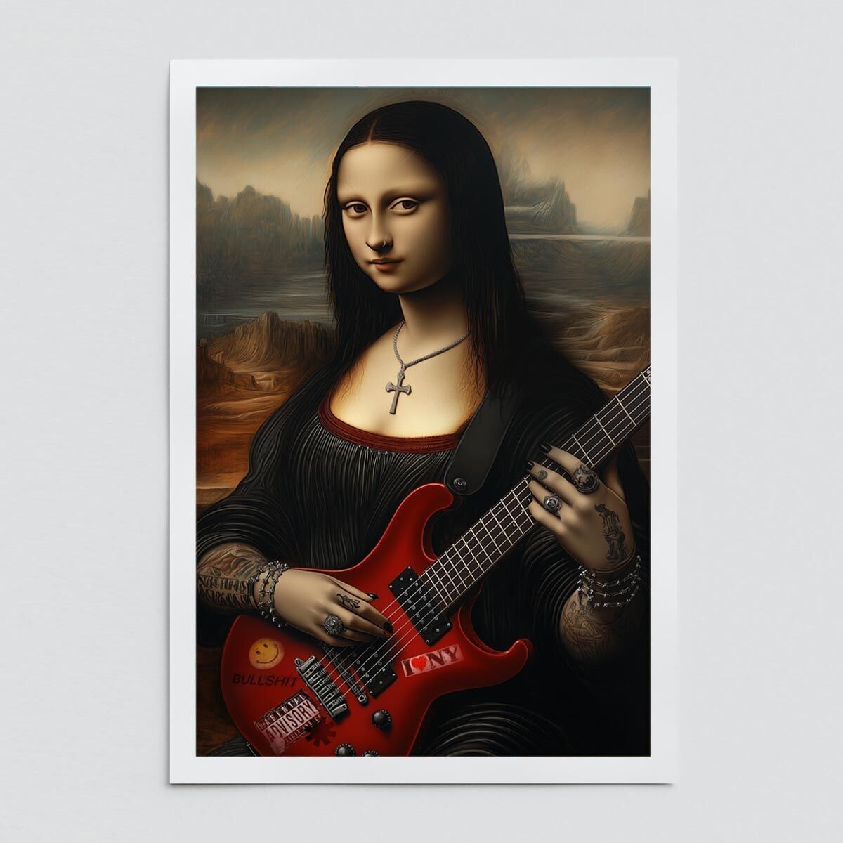 Lisa revamped art print