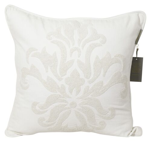 Pillowcase handmade embroidered white - flower