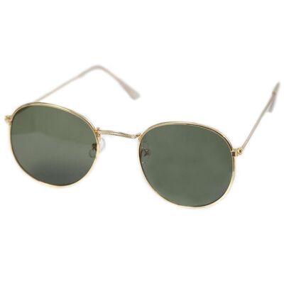 Occhiale da sole pilota marrone verde
