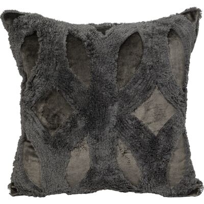 FUNDA DE ALMOHADA GRIS - LUX