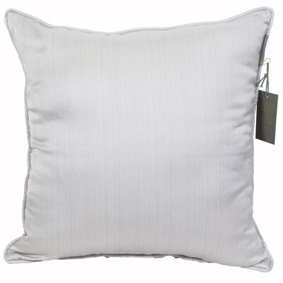 FUNDA DE ALMOHADA - GRIS PLATA BASIC