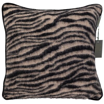 Pillowcase black/beige - zebra