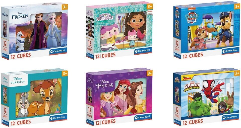 CLEMENTONI – 12 Würfel – Modell zufällig ausgewählt