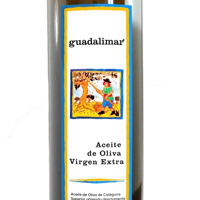 Olio Extra Vergine di Oliva Guadalimar Grande Selezione Bottiglia in vetro da 750 ml.