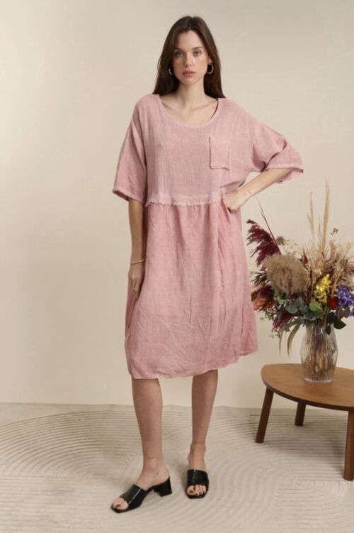 Robe en coton lin REF. 10143