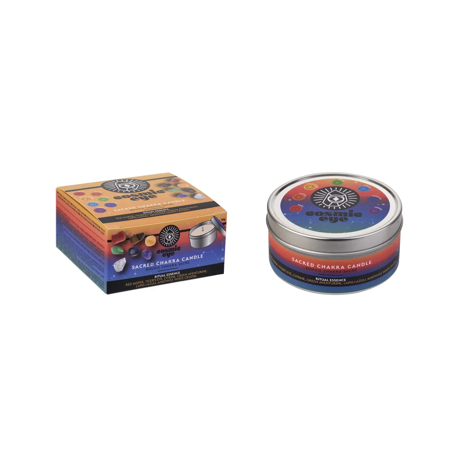 Achat Cosmic Eye bougie Chacra sacré en gros