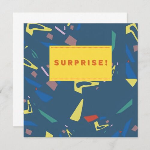 Teal Spark Jive 'Surprise' Card