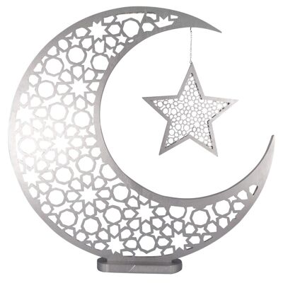 Grande Luna e Stella - Argento
