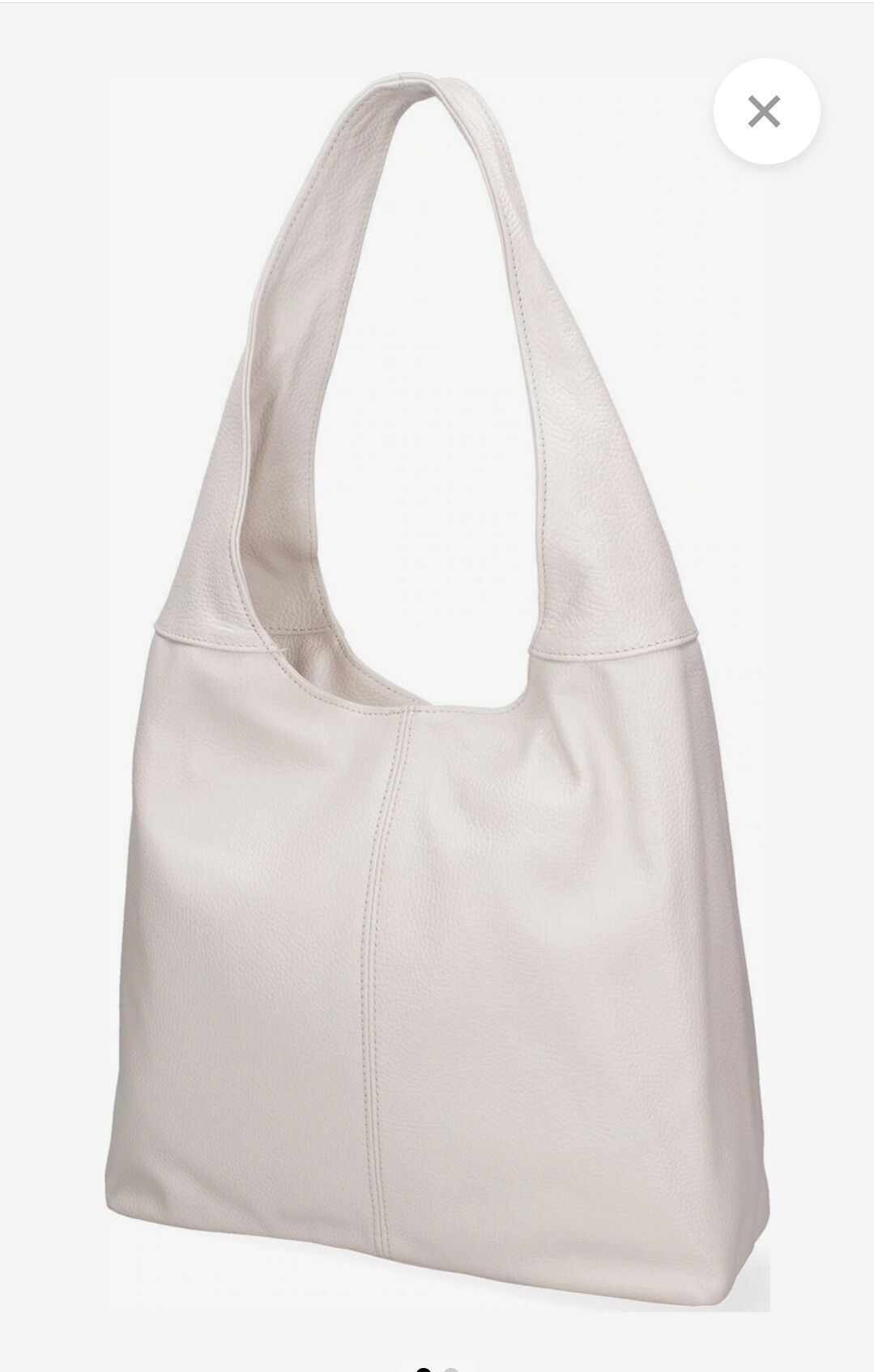 Borsa da viaggio in pelle GINA Beige