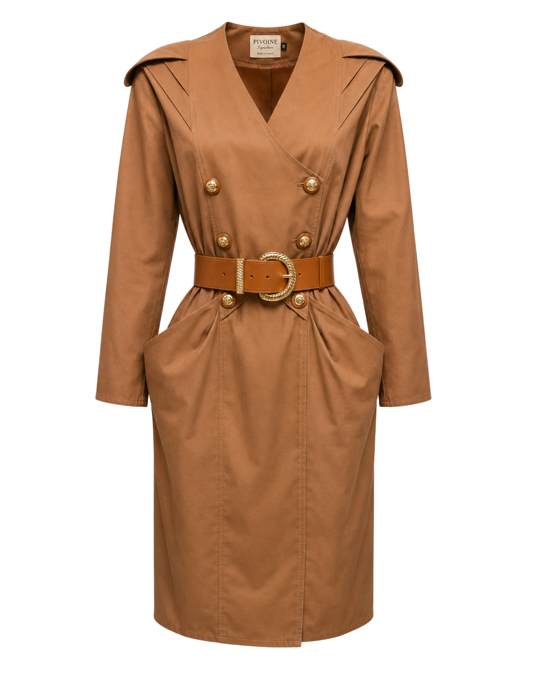 Military Taupe Dress