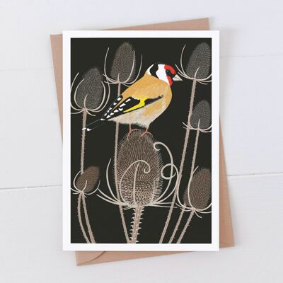 Goldfinch Art Card