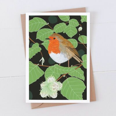 Carte d'art Robin