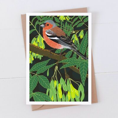 Chaffinch Art Card