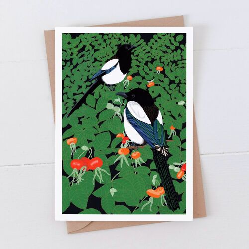 Magpies - Two for Joy Art Card