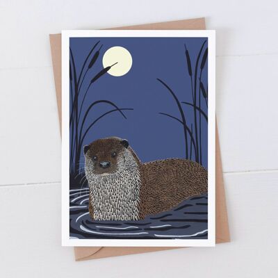 Otter Art Card
