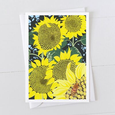 Sonnenblumenkarte