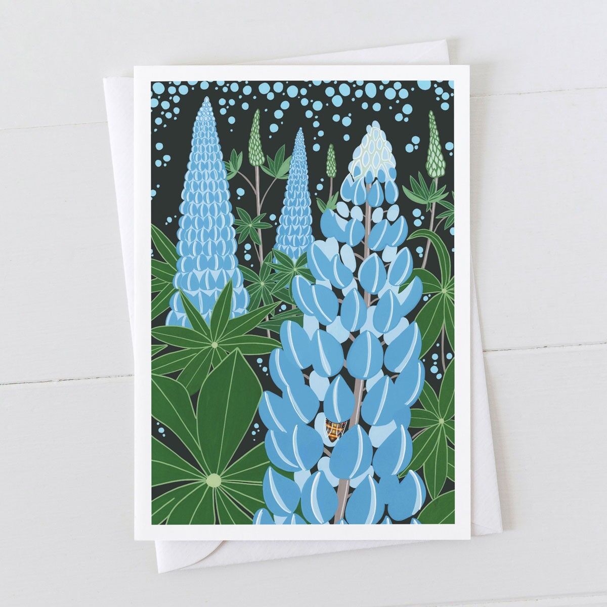 Lupins Art Card