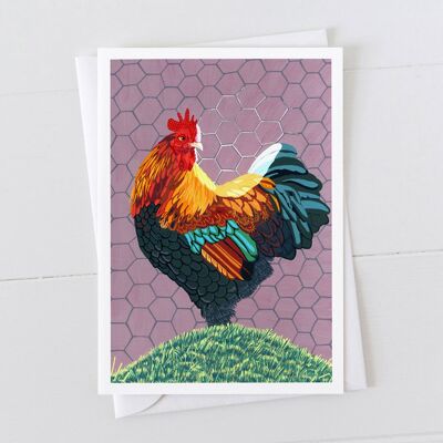 Carta d'arte del gallo