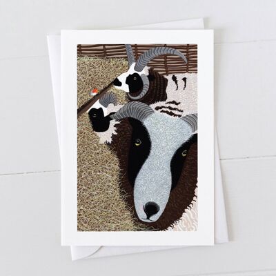 Jacobs with Hay Art Card