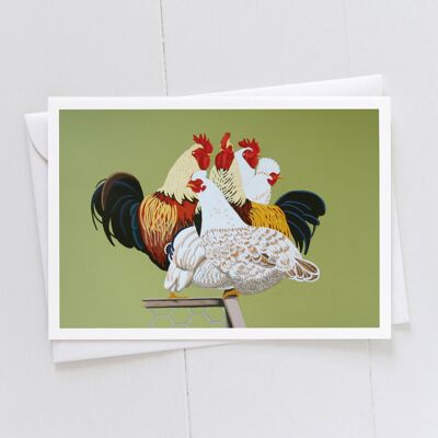 Gone to Roost Art Card