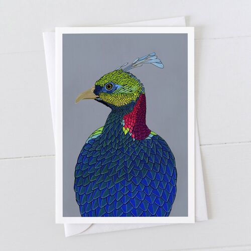Monal Pheasant Art Card